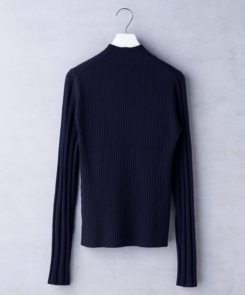 lautreamont BLEUBLANC（ロートレアモンブルーブラン）の「<lautreamont BLEUBLANC>コージーリブニットプルオーバー（ニット/セーター・レディース・ネイビー/ブルー/グリーン・9号）」の18枚目の写真