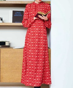 GANNI ガニー✨Printed Light Crepe ワンピース ADAM ET ROPÉ FEMME(アダム エ ロペ ファム) / 【GANNI】Printed