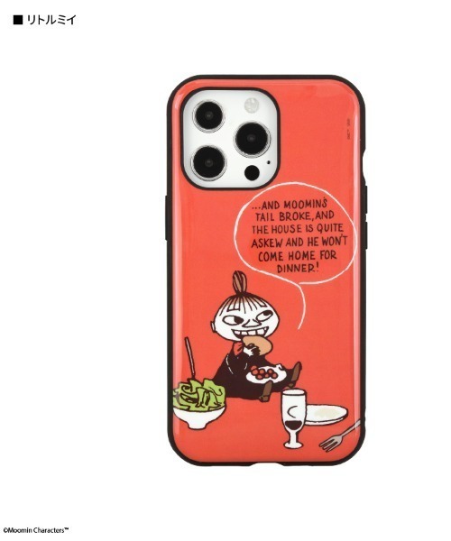 MOOMIN(ムーミン)の「ムーミン IIIIfit iPhone13 Pro対応ケース(スマホケース/カバー・レディース・ホワイト/グリーン/マルチ/レッド・ONE SIZE)」の1枚目の写真