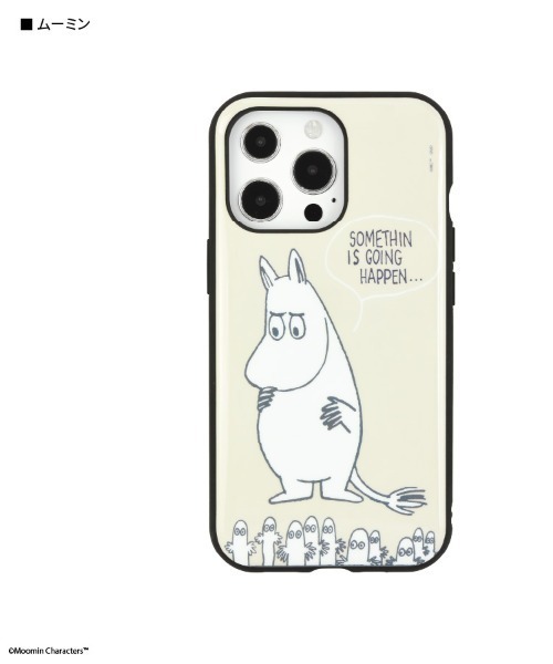 MOOMIN(ムーミン)の「ムーミン IIIIfit iPhone13 Pro対応ケース(スマホケース/カバー・レディース・ホワイト/グリーン/マルチ/レッド・ONE SIZE)」の2枚目の写真