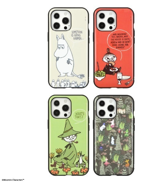 MOOMIN(ムーミン)の「ムーミン IIIIfit iPhone13 Pro対応ケース(スマホケース/カバー・レディース・ホワイト/グリーン/マルチ/レッド・ONE SIZE)」の5枚目の写真