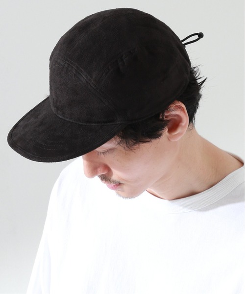 JOURNAL STANDARD relume SELECT（ジャーナルスタンダードレリュームセレクト）の「【迷迭香/マンネンロウ】VEGAN SUEDE キャップ（キャップ・メンズ・キャメル/ブラック・FREE）」の9枚目の写真