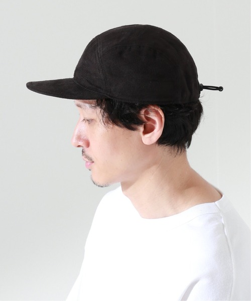 JOURNAL STANDARD relume SELECT（ジャーナルスタンダードレリュームセレクト）の「【迷迭香/マンネンロウ】VEGAN SUEDE キャップ（キャップ・メンズ・キャメル/ブラック・FREE）」の4枚目の写真