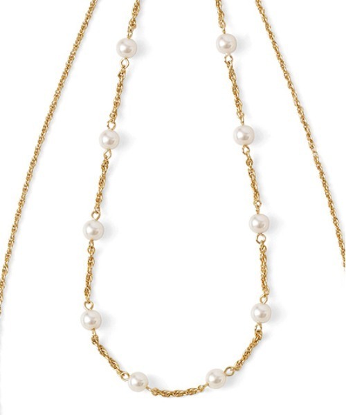 ANAYI（アナイ）の「パール２連　ネックレス（ネックレス・レディース・オフホワイト・FREE）」の3枚目の写真