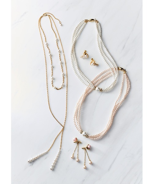 ANAYI（アナイ）の「パール２連　ネックレス（ネックレス・レディース・オフホワイト・FREE）」の5枚目の写真