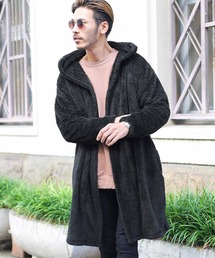 jiggys shop | ボアフード コーディガン(その他アウター)