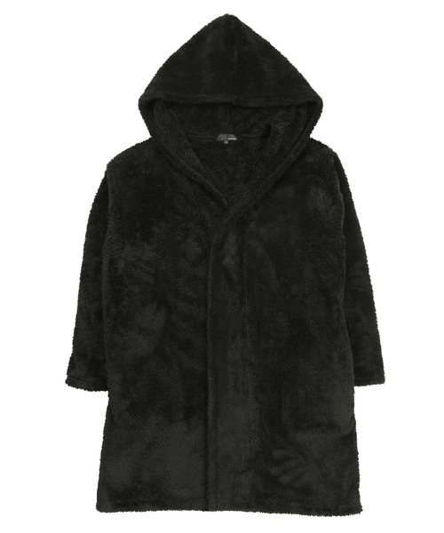 jiggys shop（ジギーズショップ）の「ボアフード コーディガン（その他アウター・メンズ・ブラック/ベージュ/グレイッシュベージュ・MEDIUM/LARGE）」の11枚目の写真