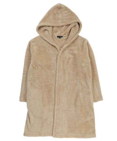 jiggys shop（ジギーズショップ）の「ボアフード コーディガン（その他アウター・メンズ・ブラック/ベージュ/グレイッシュベージュ・MEDIUM/LARGE）」の13枚目の写真