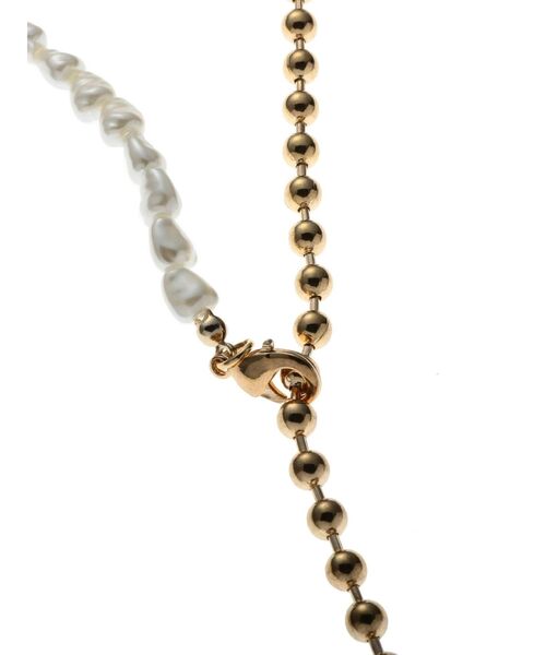 jouetie(ジュエティ)の「ドッキングボールチェーンネックレス(ネックレス・レディース・シルバー/ゴールド・FREE)」の5枚目の写真