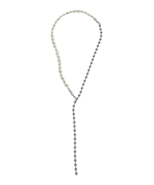 jouetie(ジュエティ)の「ドッキングボールチェーンネックレス(ネックレス・レディース・シルバー/ゴールド・FREE)」の9枚目の写真