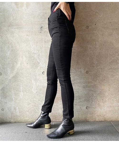 C.C.CROSS（シーシークロス）の「【C.C.CROSS/シーシークロス】ヒートストレッチスキニーデニム（デニムパンツ・レディース・ブラック・SMALL）」の6枚目の写真