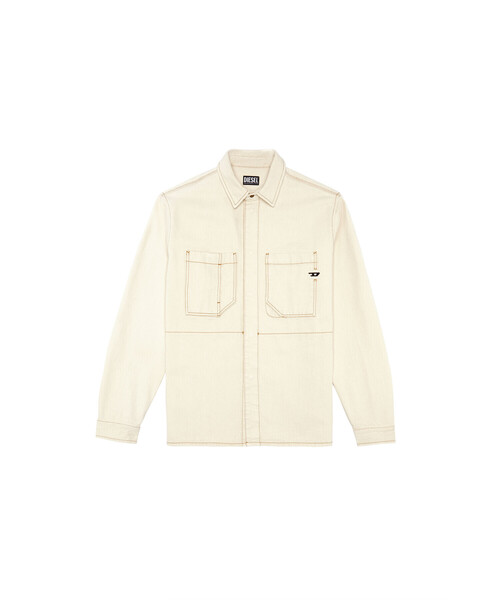 DIESEL（ディーゼル）の「DIESEL SS22 メンズ シャツ ワークシャツ デニム サステナブル（シャツ/ブラウス・メンズ・ホワイト・SMALL/MEDIUM/X-LARGE/LARGE）」の11枚目の写真