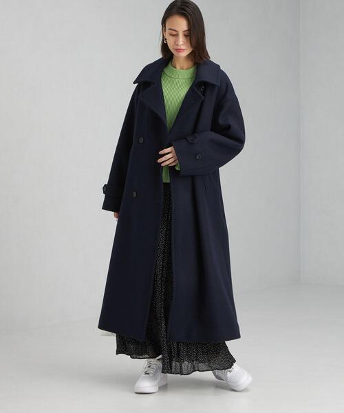 【美品】グリーンレーベルリラクシング フォルム メルトン ジャネラル コート green label relaxing（グリーンレーベルリラクシング）の