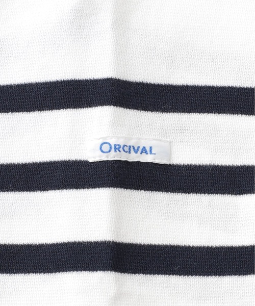 ORCIVAL(オーシバル)の「【ORCIVAL / オーシバル】HARLEQUIN WIDE BODY BOAT NECK(Tシャツ/カットソー・メンズ・グリーン系その他/ブルー系その他・6/8)」の20枚目の写真