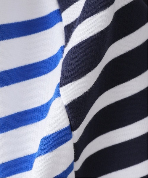 ORCIVAL(オーシバル)の「【ORCIVAL / オーシバル】HARLEQUIN WIDE BODY BOAT NECK(Tシャツ/カットソー・メンズ・グリーン系その他/ブルー系その他・6/8)」の22枚目の写真