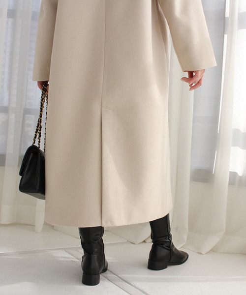 MODE ROBE(モードローブ)の「スタンドカラーケープコート(その他アウター・レディース・アイボリー/モカ/ブラック/ブラウン・FREE)」の14枚目の写真