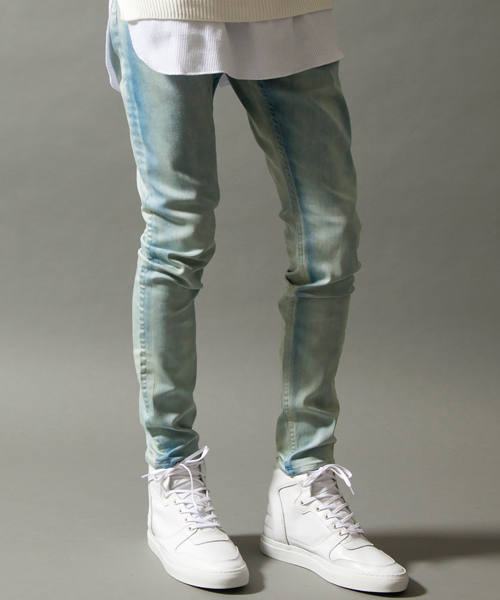 MONKEY TIME（モンキータイム）の「＜monkey time＞ ∴ STRC/DNM JEGGINGS/パンツ ：◆（その他パンツ・メンズ・ブラック/グレー/ライトブルー・SMALL/LARGE/MEDIUM/X-LARGE）」の17枚目の写真