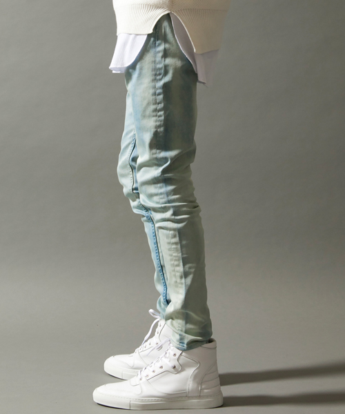 MONKEY TIME（モンキータイム）の「＜monkey time＞ ∴ STRC/DNM JEGGINGS/パンツ ：◆（その他パンツ・メンズ・ブラック/グレー/ライトブルー・SMALL/LARGE/MEDIUM/X-LARGE）」の13枚目の写真