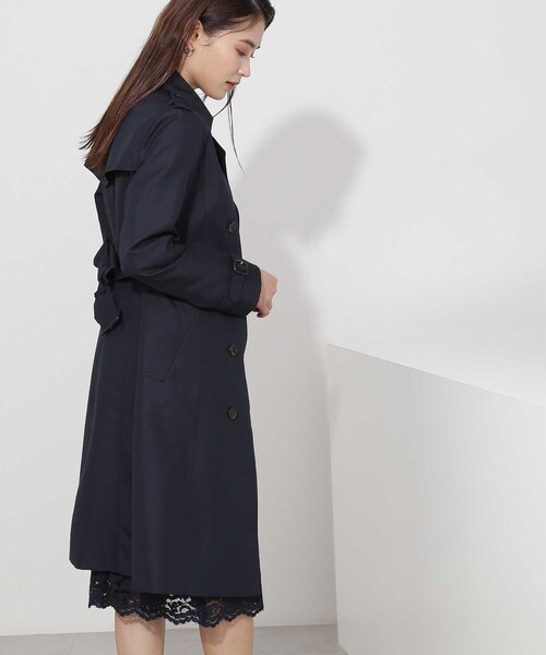 NATURAL BEAUTY BASIC（ナチュラルビューティーベーシック）の「ＴＣベーシックトレンチコート（トレンチコート・レディース・ネイビー/ベージュ・SMALL/LARGE/MEDIUM）」の20枚目の写真