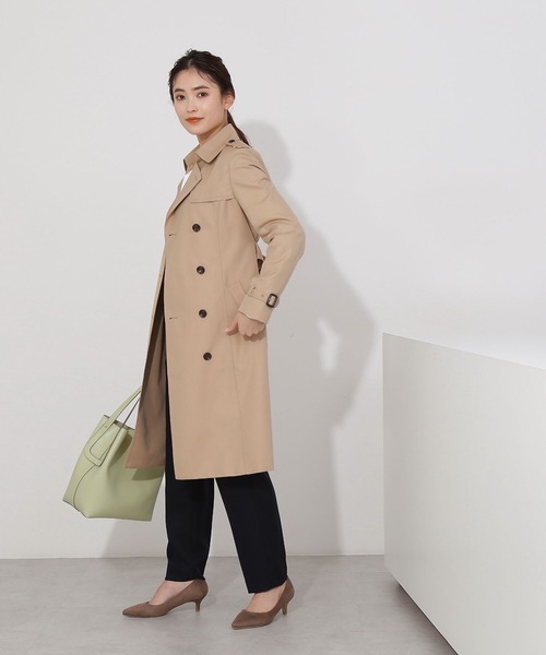 NATURAL BEAUTY BASIC（ナチュラルビューティーベーシック）の「ＴＣベーシックトレンチコート（トレンチコート・レディース・ネイビー/ベージュ・SMALL/LARGE/MEDIUM）」の11枚目の写真