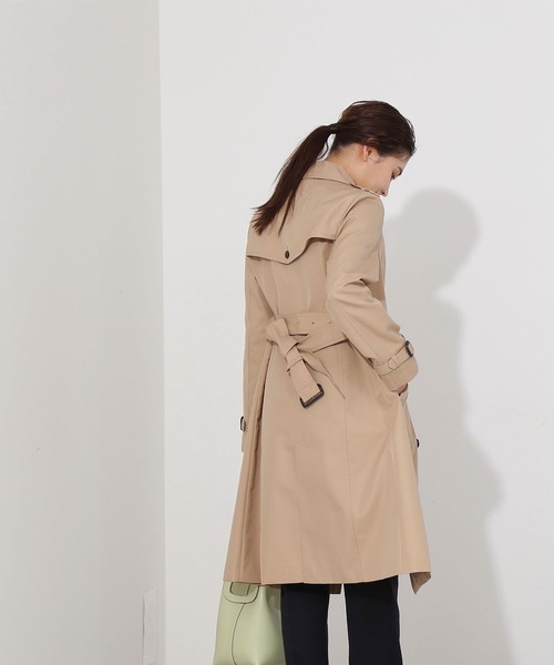 NATURAL BEAUTY BASIC（ナチュラルビューティーベーシック）の「ＴＣベーシックトレンチコート（トレンチコート・レディース・ネイビー/ベージュ・SMALL/LARGE/MEDIUM）」の13枚目の写真