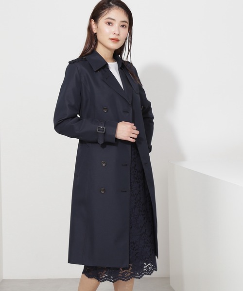 NATURAL BEAUTY BASIC（ナチュラルビューティーベーシック）の「ＴＣベーシックトレンチコート（トレンチコート・レディース・ネイビー/ベージュ・SMALL/LARGE/MEDIUM）」の14枚目の写真