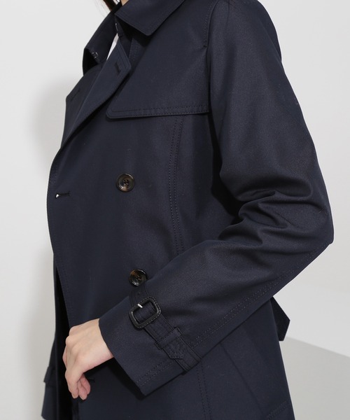 NATURAL BEAUTY BASIC（ナチュラルビューティーベーシック）の「ＴＣベーシックトレンチコート（トレンチコート・レディース・ネイビー/ベージュ・SMALL/LARGE/MEDIUM）」の10枚目の写真