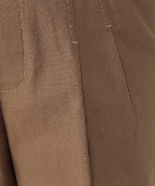 studio CLIP（スタディオクリップ）の「《kazumiさんコラボ》いっぱい食べても大丈夫パンツ[プチサイズあり]（その他パンツ・レディース・ピンク/ブラウン/ブラック/グリーン・SMALL/MEDIUM/LARGE）」の20枚目の写真