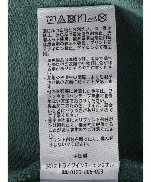 AMERICAN HOLIC（アメリカンホリック）の「裏毛ロゴプルオーバー2（スウェット・レディース・ネイビー/グリーン・M/L）」の16枚目の写真