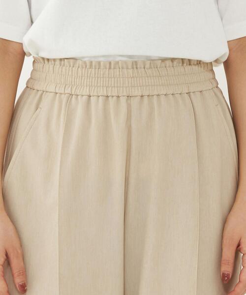 green label relaxing（グリーンレーベルリラクシング）の「【WEB限定】［ XS /H148-155㎝］オルマイパンツ P/PU ツイル ワイド（その他パンツ・レディース・ナチュラル/ブラウン/ブラック/ターコイズブルー/ライム・XS）」の19枚目の写真