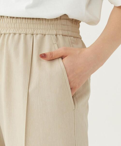 green label relaxing（グリーンレーベルリラクシング）の「【WEB限定】［ XS /H148-155㎝］オルマイパンツ P/PU ツイル ワイド（その他パンツ・レディース・ナチュラル/ブラウン/ブラック/ターコイズブルー/ライム・XS）」の20枚目の写真