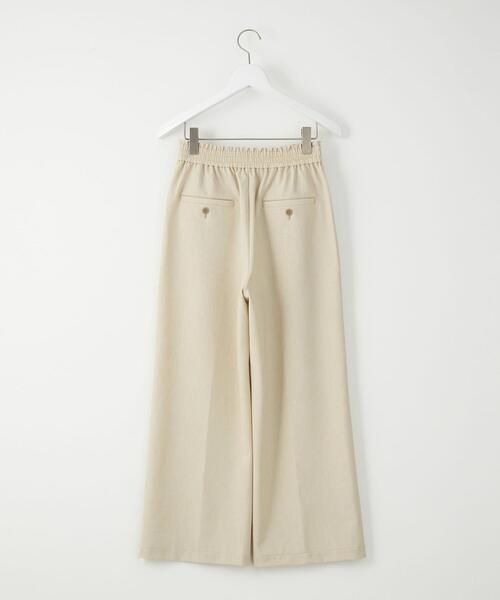 green label relaxing（グリーンレーベルリラクシング）の「【WEB限定】［ XS /H148-155㎝］オルマイパンツ P/PU ツイル ワイド（その他パンツ・レディース・ナチュラル/ブラウン/ブラック/ターコイズブルー/ライム・XS）」の13枚目の写真