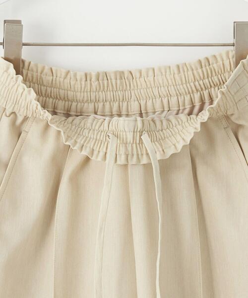 green label relaxing（グリーンレーベルリラクシング）の「【WEB限定】［ XS /H148-155㎝］オルマイパンツ P/PU ツイル ワイド（その他パンツ・レディース・ナチュラル/ブラウン/ブラック/ターコイズブルー/ライム・XS）」の15枚目の写真