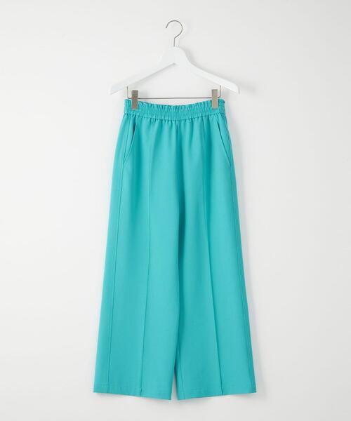 green label relaxing（グリーンレーベルリラクシング）の「【WEB限定】［ XS /H148-155㎝］オルマイパンツ P/PU ツイル ワイド（その他パンツ・レディース・ナチュラル/ブラウン/ブラック/ターコイズブルー/ライム・XS）」の12枚目の写真