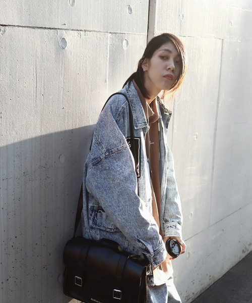rovtski(ロフトスキー)の「【セットアップ対応】DREAM MEHAPPY G JAN/ビッグシルエット ドリーミー ハッピーデニムGジャン(デニムジャケット・メンズ・ブラック/インディゴブルー・FREE)」の9枚目の写真