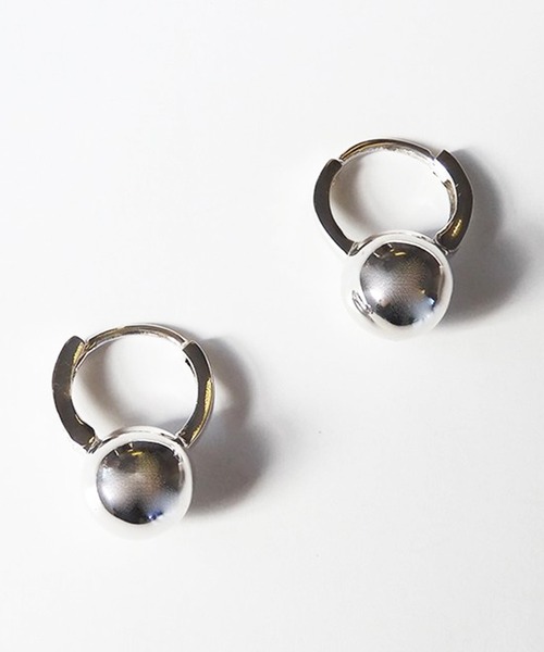 foun.Round ball pierce SILVER ラウンドボール ピアス シルバー