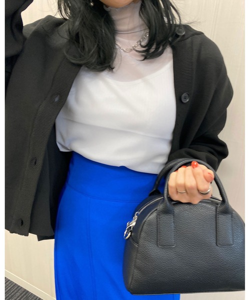 INGNI(イング)の「クルーネックミドル丈カーディガン(カーディガン/ボレロ・レディース・イエロー/ブルー/グリーン/ブラック/アイボリー・M)」の21枚目の写真