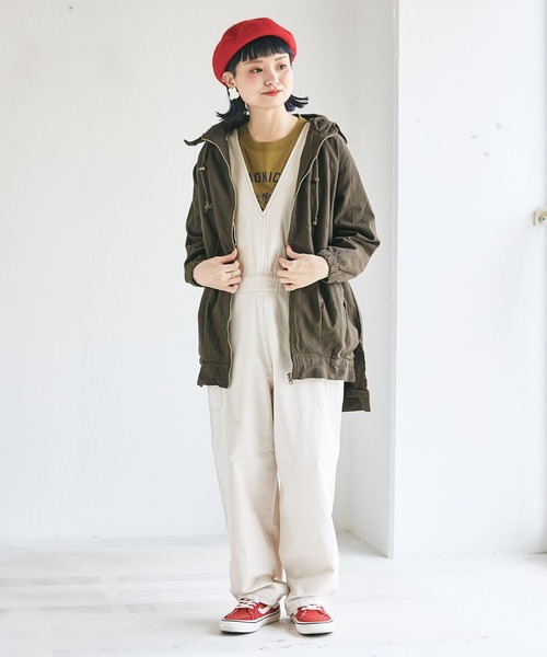 CUBE SUGAR（キューブシュガー）の「リサイクル天竺グラフィックロゴビッグTシャツ（Tシャツ/カットソー・レディース・ホワイト/ブラック/パープル/マルチ/オリーブ・M）」の18枚目の写真