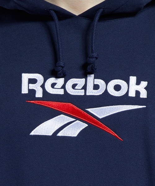 Reebok(リーボック)の「クラシックス ファウンデーション ベクター フーディー / Classics Foundation Vector Hoodie(パーカー・メンズ・ブラック/ホワイト×ブルー/ブルー系その他/ピンク系その他・SMALL/MEDIUM/LARGE/X-LARGE/XX-LARGE/X-SMALL/XXX-LARGE)」の17枚目の写真