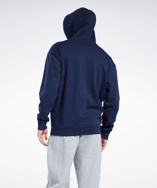 Reebok(リーボック)の「クラシックス ファウンデーション ベクター フーディー / Classics Foundation Vector Hoodie(パーカー・メンズ・ブラック/ホワイト×ブルー/ブルー系その他/ピンク系その他・SMALL/MEDIUM/LARGE/X-LARGE/XX-LARGE/X-SMALL/XXX-LARGE)」の14枚目の写真