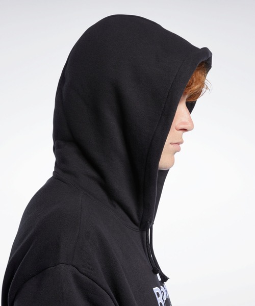 Reebok(リーボック)の「クラシックス ファウンデーション ベクター フーディー / Classics Foundation Vector Hoodie(パーカー・メンズ・ブラック/ホワイト×ブルー/ブルー系その他/ピンク系その他・SMALL/MEDIUM/LARGE/X-LARGE/XX-LARGE/X-SMALL/XXX-LARGE)」の10枚目の写真