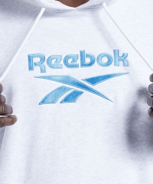 Reebok(リーボック)の「クラシックス ファウンデーション ベクター フーディー / Classics Foundation Vector Hoodie(パーカー・メンズ・ブラック/ホワイト×ブルー/ブルー系その他/ピンク系その他・SMALL/MEDIUM/LARGE/X-LARGE/XX-LARGE/X-SMALL/XXX-LARGE)」の22枚目の写真