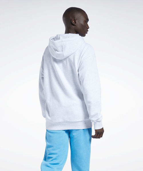 Reebok(リーボック)の「クラシックス ファウンデーション ベクター フーディー / Classics Foundation Vector Hoodie(パーカー・メンズ・ブラック/ホワイト×ブルー/ブルー系その他/ピンク系その他・SMALL/MEDIUM/LARGE/X-LARGE/XX-LARGE/X-SMALL/XXX-LARGE)」の7枚目の写真