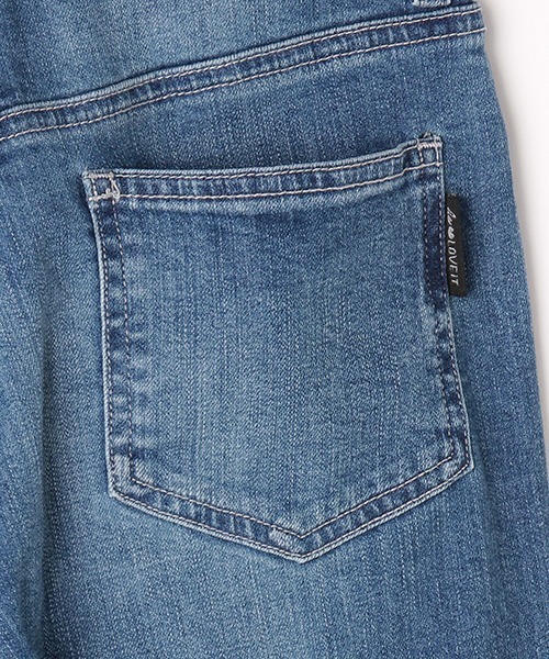 by LOVEiT（バイラビット）の「裾スリットデニム（デニムパンツ・キッズ・サックスブルー/ブルー・150cm/130cm/160cm/140cm/120cm）」の11枚目の写真