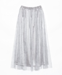 AS KNOW AS PINKY | チュール重ねる染まるスカート(スカート)