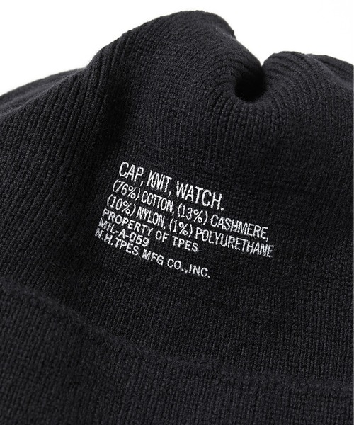 N.HOOLYWOOD（N.ハリウッド）の「WATCH CAP（ニットキャップ/ビーニー・メンズ・ブラック・ONE）」の2枚目の写真