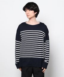 GOLD | GOLD / ゴールド：C/S KNIT BORDER B/NECK：22A-GL90214[MUS](Tシャツ/カットソー)