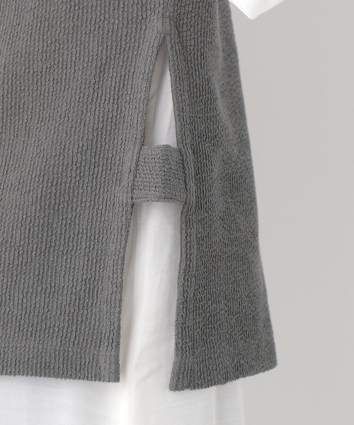 LEPSIM(レプシィム)の「レイヤードベスト 261248(ベスト・レディース・ブラック/グレー/カーキ・FREE)」の12枚目の写真