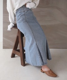 Bab | ハイウエストデニムマーメイドスカート(デニムスカート)