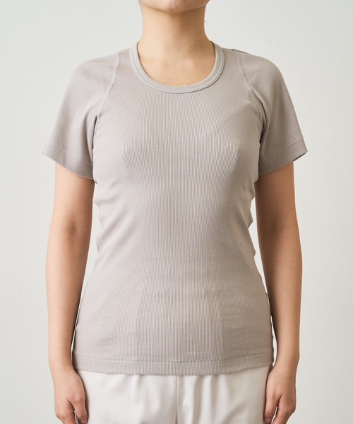 tシャツ OVERNEATH リブTシャツ レディース TOMORROWLAND｜OVERNEATH リブTシャツ | Rakuten Fashion(楽天